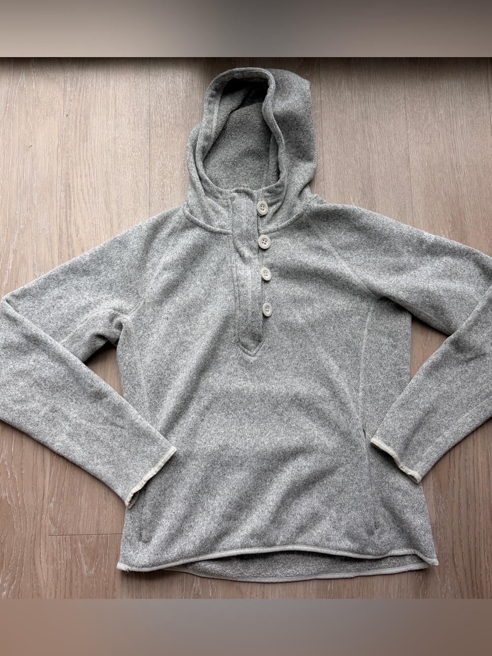 The North Face gray Crescent Sunset Hoodie